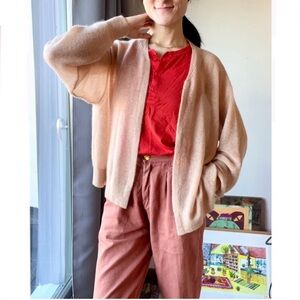 Hansel From Basel open front semisheer cardigan